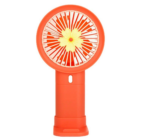 Unisex Tragbarer Mini-Handventilator mit attraktivem Blumenmuster Brehn