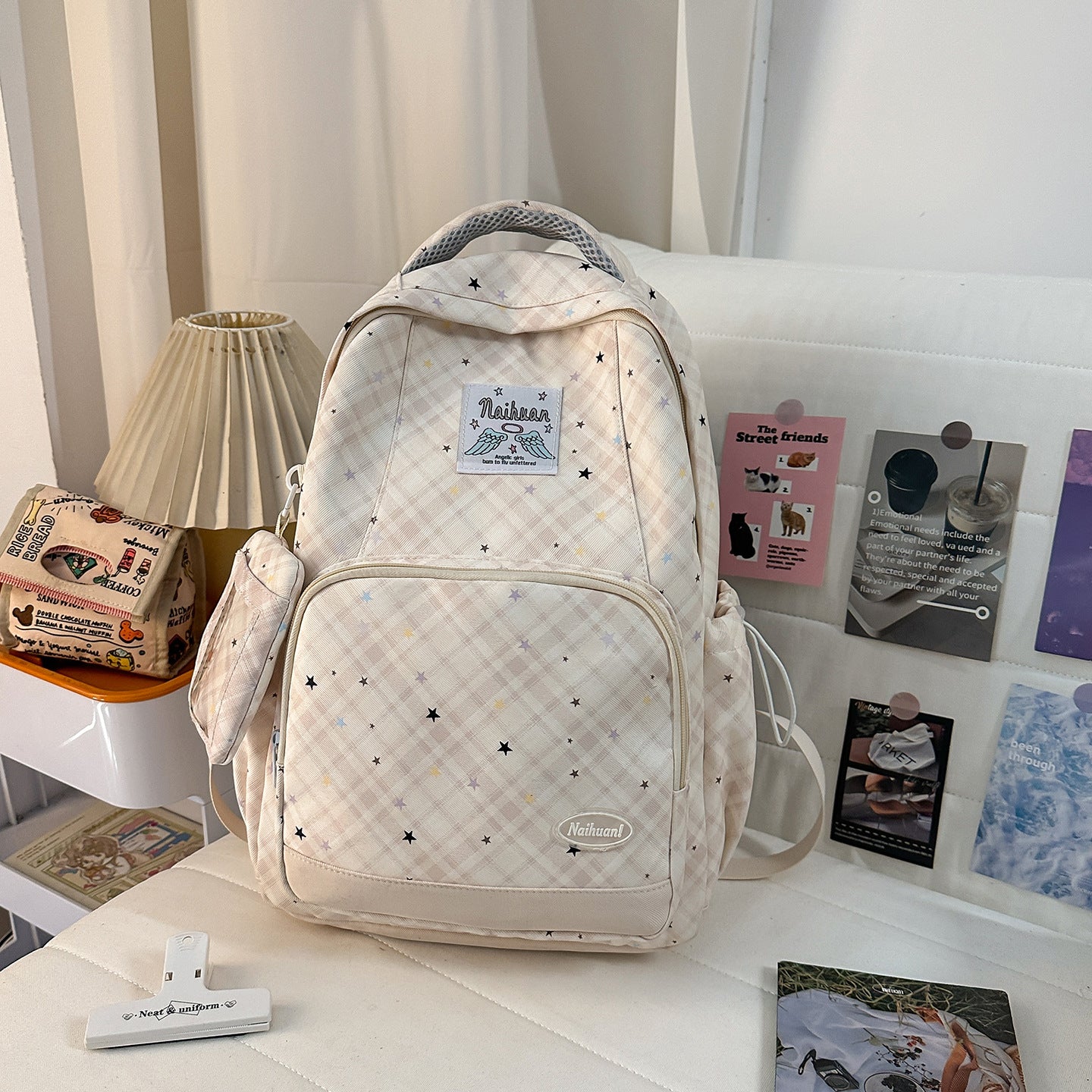 Casual Mehrfach-Taschen Rucksack Brehn