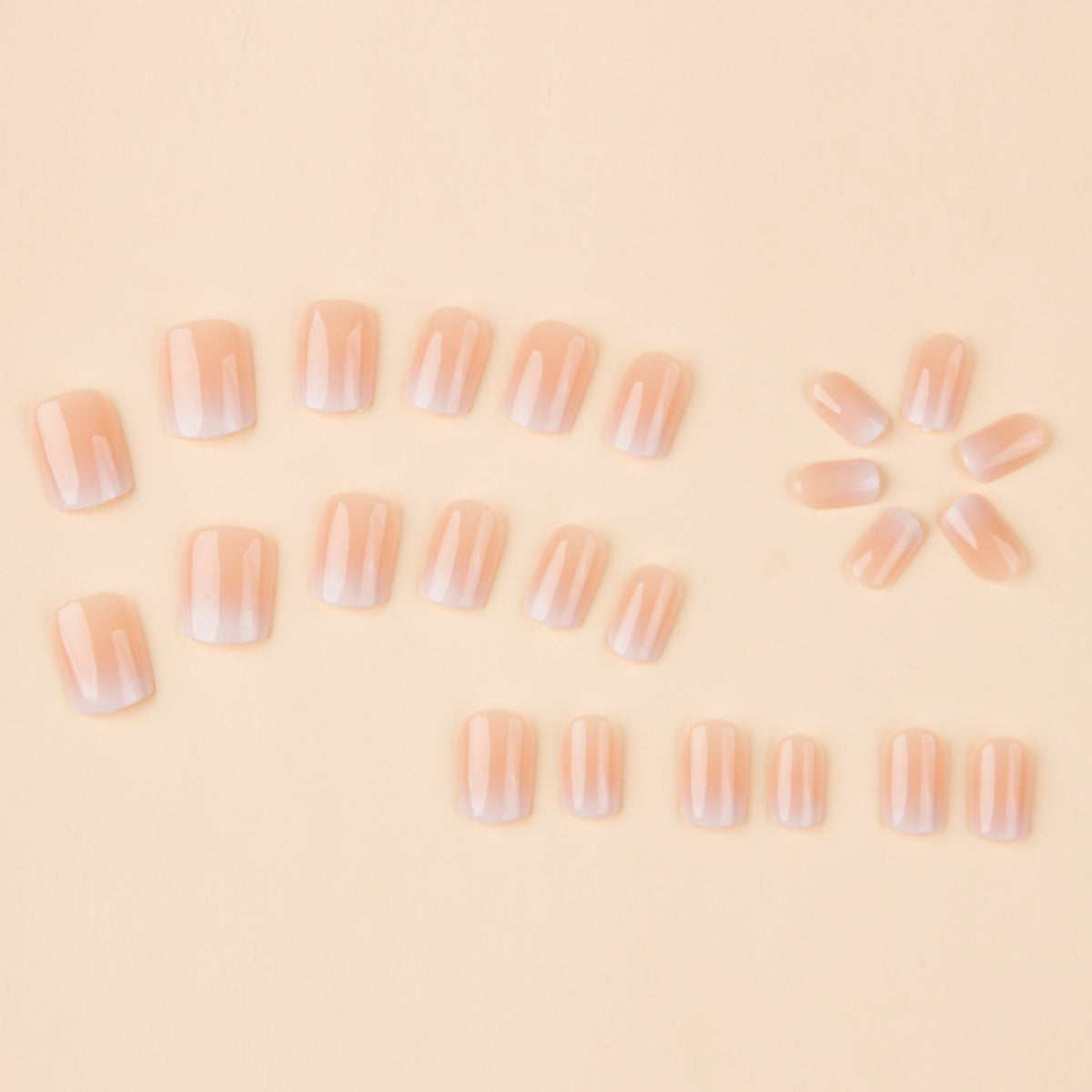 Ombre Press-On Nail Set Brehn