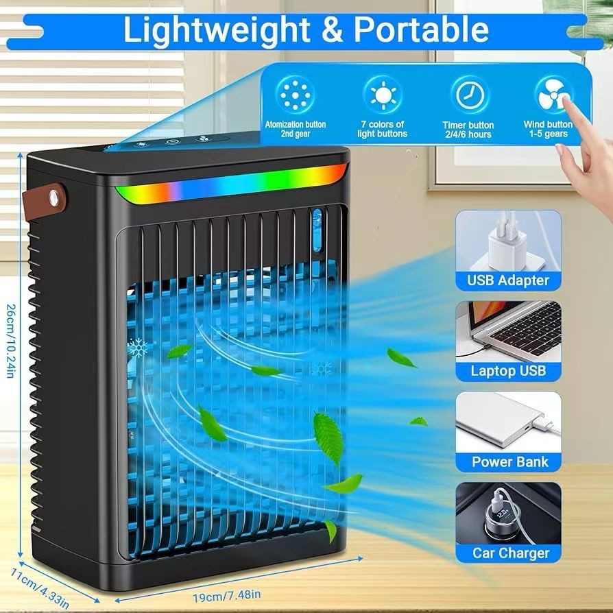 Unisex Tragbarer Ventilator mit modernem Design Brehn