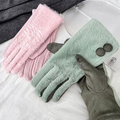 Plüsch Fleecegefütterte Touchscreen-Handschuhe Brehn