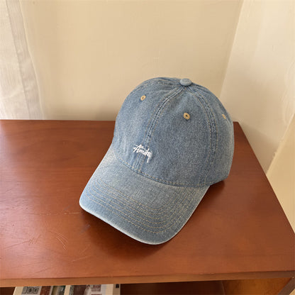 Herren Stylische Denim Baseball Cap Brehn