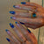 Künstlerisches Press-On Nagelset mit eleganten Stern Designs Brehn