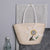 Strohtasche mit Romantischem Blumenmuster Brehn