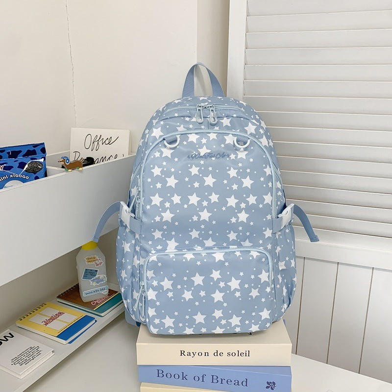 Sternmuster-Rucksack mit mehreren Taschen Brehn