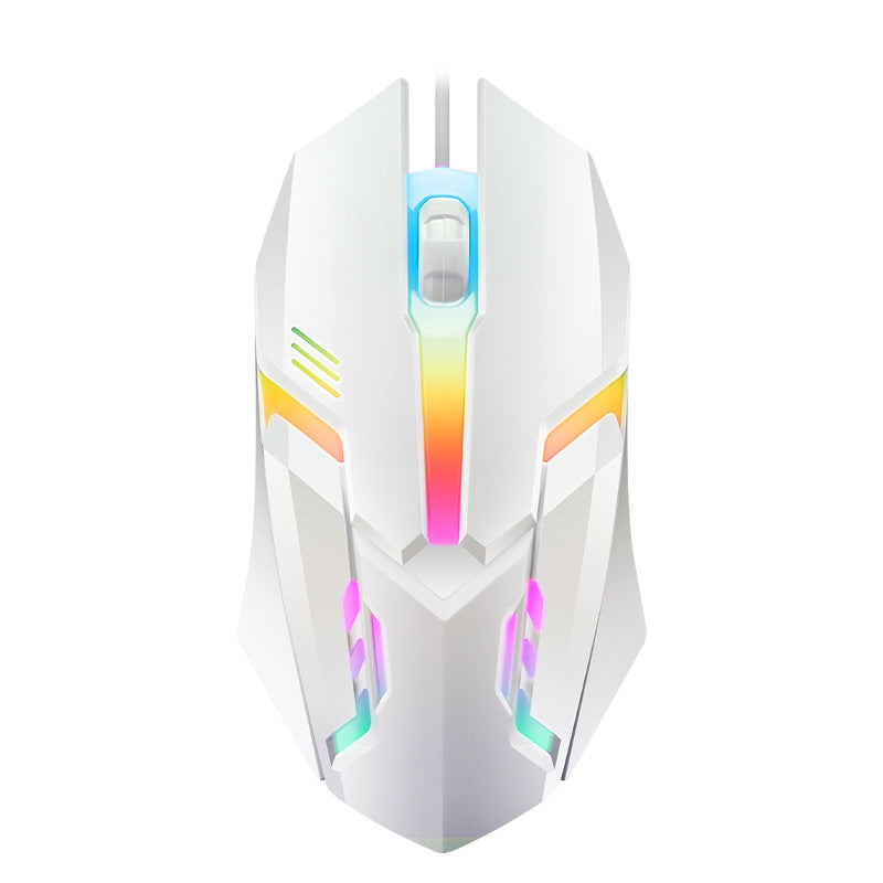 Hochpräzise ergonomische Gaming-Maus für Männer mit RGB-Beleuchtung Brehn