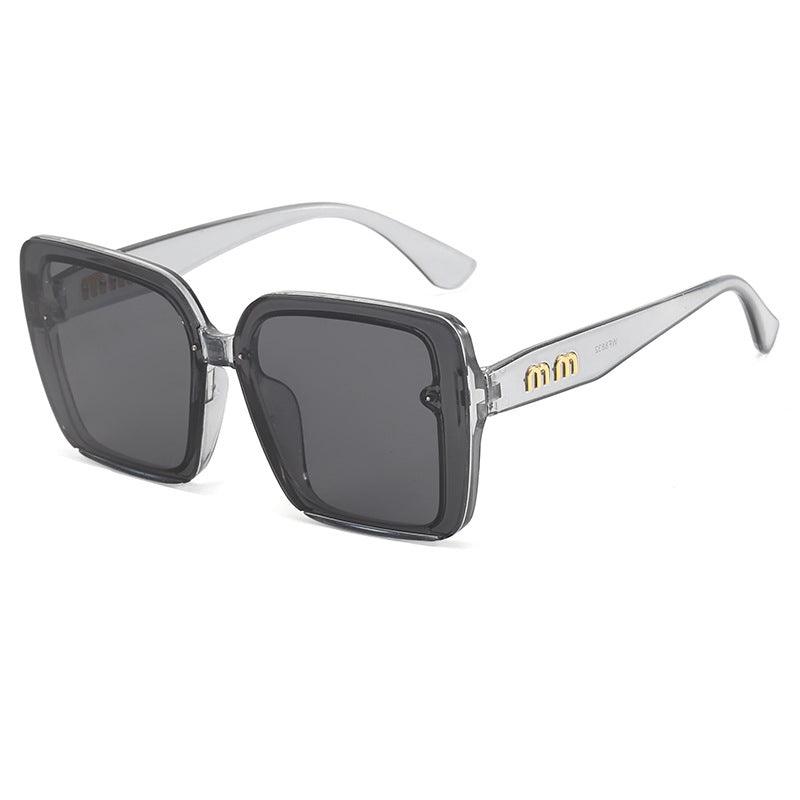 Damen modische quadratische Sonnenbrille mit gradienten Gläsern Brehn