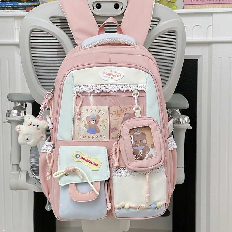 Verspielter Mehrfach-Taschen-Rucksack Brehn