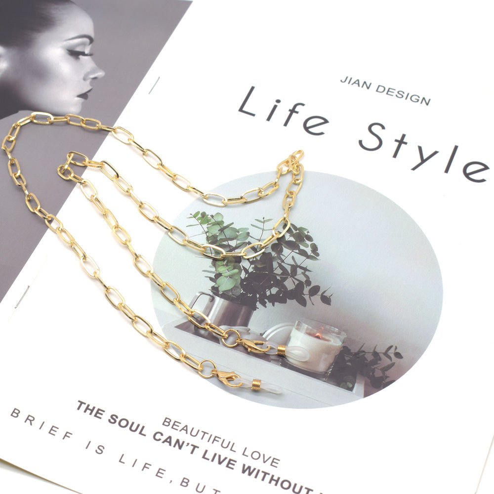 Stylische Link Brille Kette Brehn
