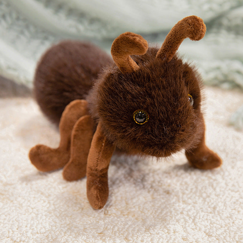 Plüsch-Ameisen-inspirierte Kuscheltier mit mehreren samtigen Beinen und weichem Kunstfell Brehn
