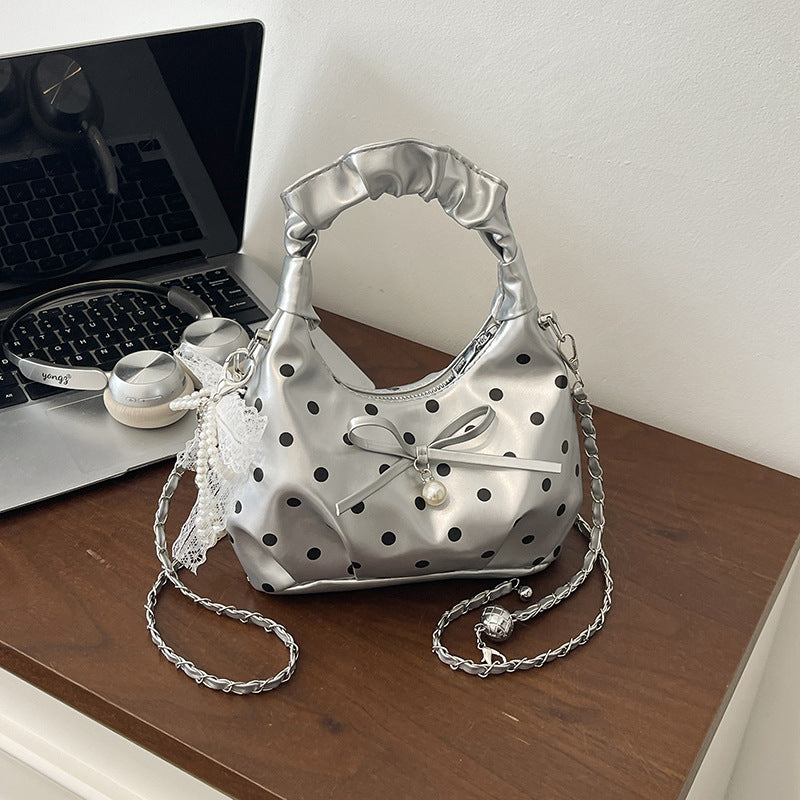 WoChic Punktmuster Handtasche Brehn
