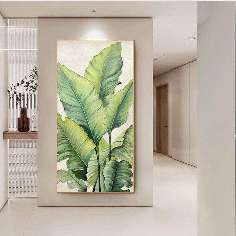 Botanische Blatt Wandkunst