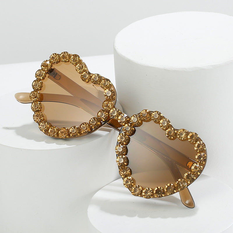 Herzförmige Glamour Sonnenbrille Brehn