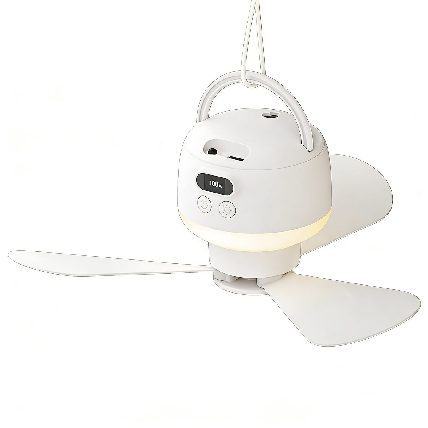 Unisex Deckenventilator mit integrierter LED-Beleuchtung Brehn
