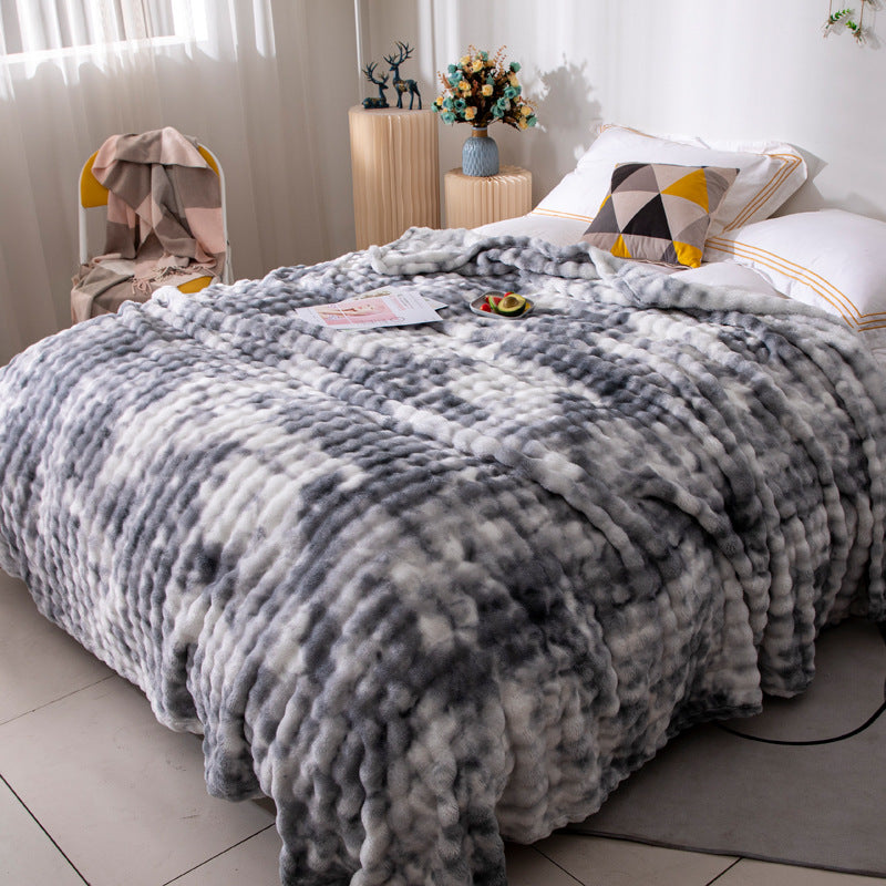 Luxuriöse Fleece-Decke Brehn