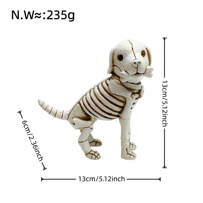 Dekorative Hundeskelettfigur Brehn