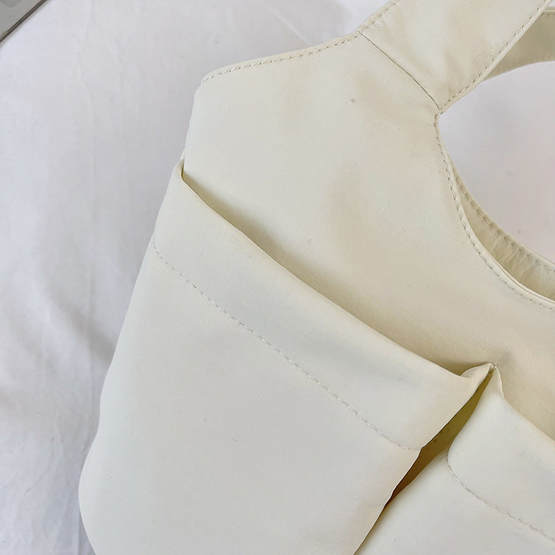 Minimalist Strukturierte Schultertasche