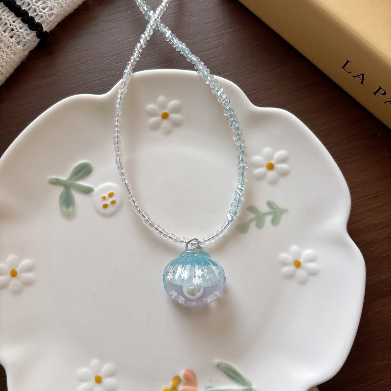 Halskette mit Glitzerfischschwanz Brehn