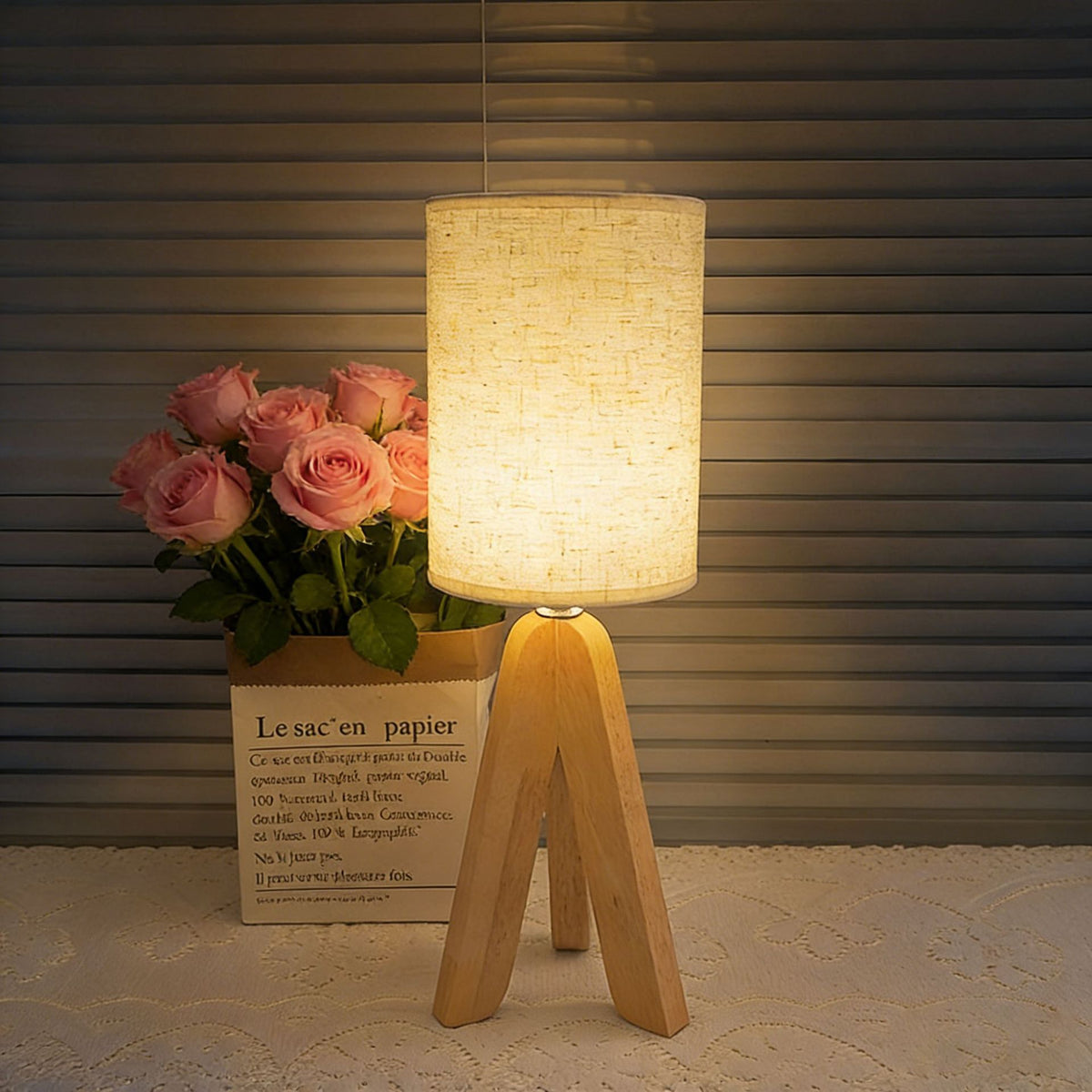 Dekorative Tischlampe