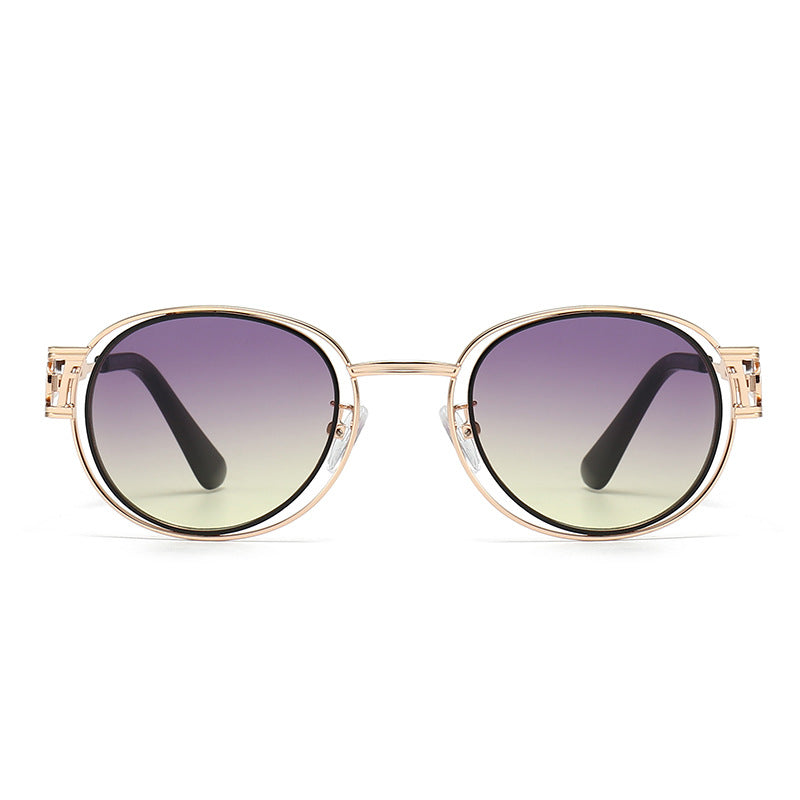 Damen Sonnenbrille mit modischem Metallrahmen und komfortablen Nasenpads Brehn