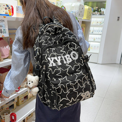 Trendiger Stern-Druck Rucksack Brehn
