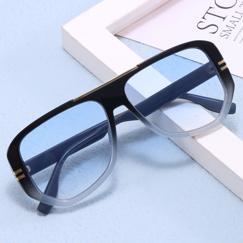 Damen Oversize-Sonnenbrille mit Designer-Rahmen Brehn
