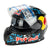 Vollgesichts-Motorradhelm mit Grafikdesign Brehn