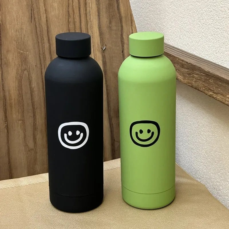 Damen Isolierflasche mit kreativem Smiley-Design Brehn