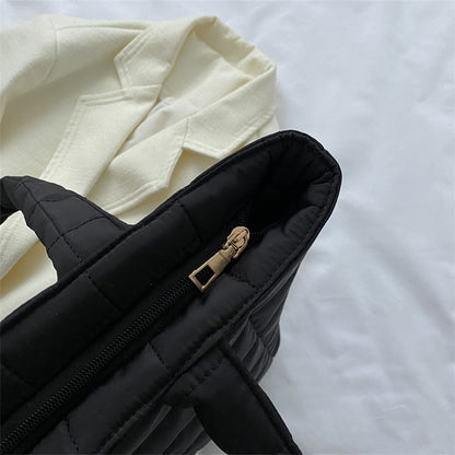 Gepolsterte Stepp-Tote-Tasche