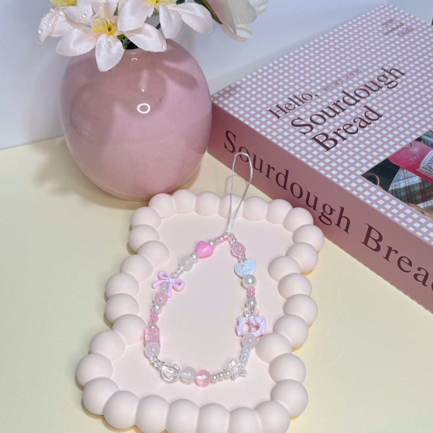 Charm Beaded Phone Halskette Brehn