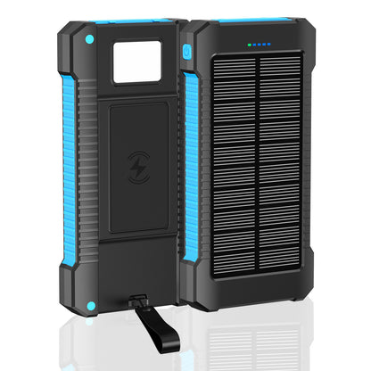Solar Powerbank mit Integrierter LED-Leuchte und Kompass Brehn