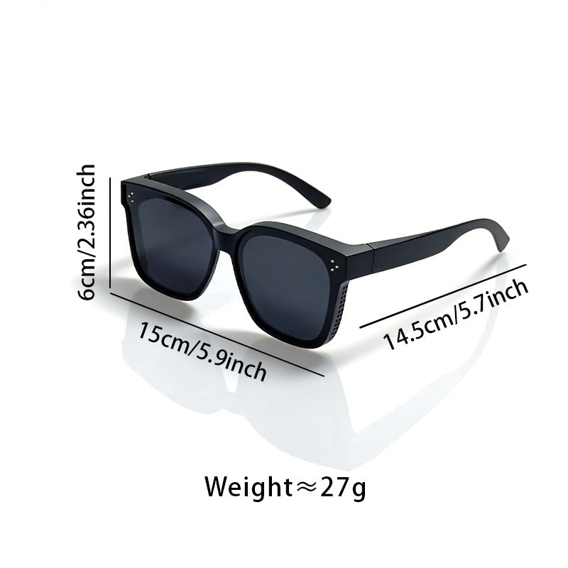 Fette geometrische Rahmen Sonnenbrille Brehn