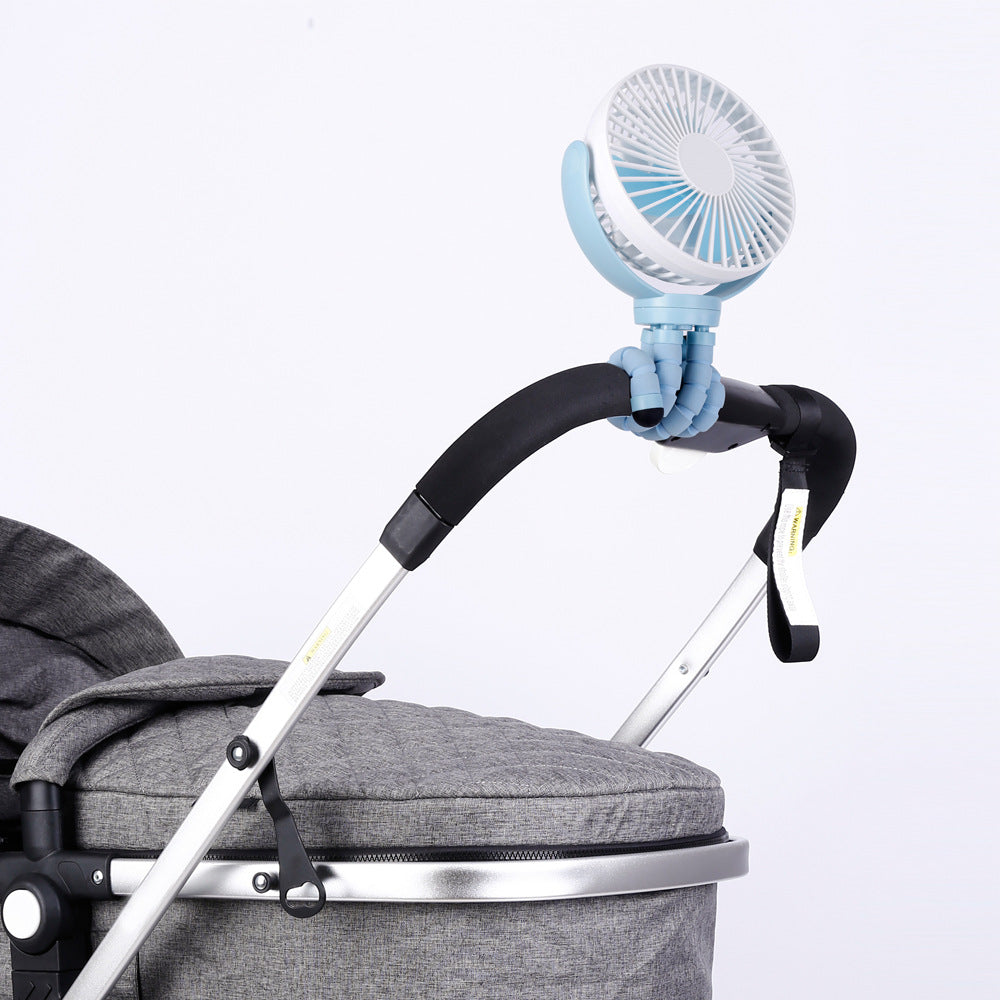 Unisex flexibler Mini-Lüfter mit klappbarem Halter Brehn