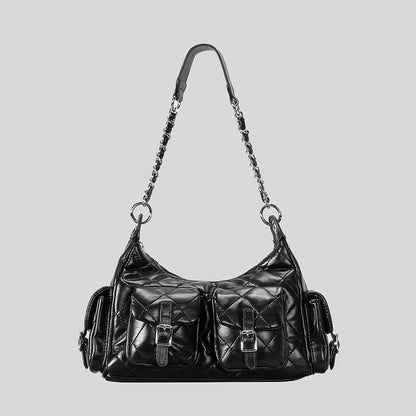 Gepolsterte Mehrfach-Taschen-Handtasche