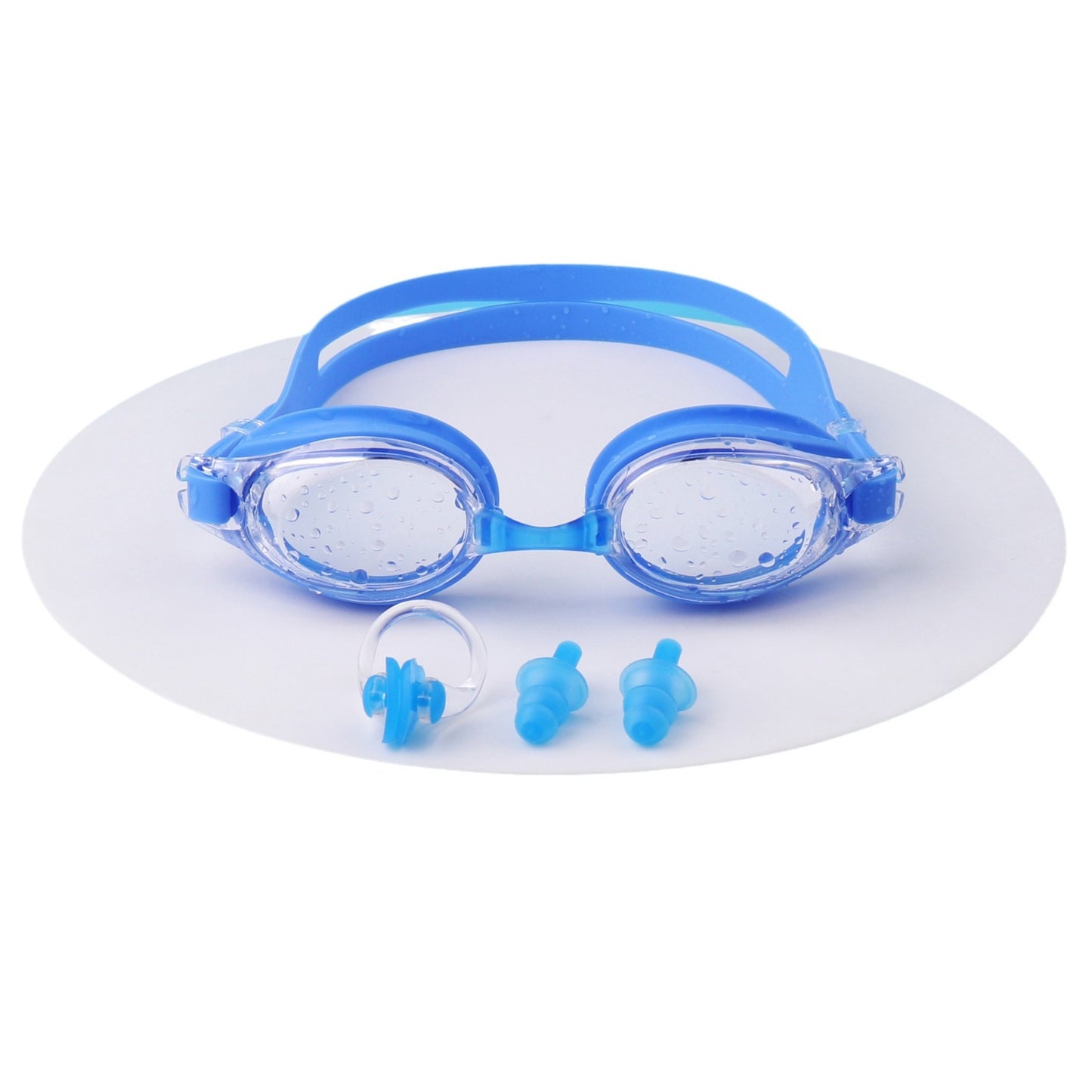 Schwimmbrille mit Integriertem Ohrenschutz und Anti-Beschlag Brehn