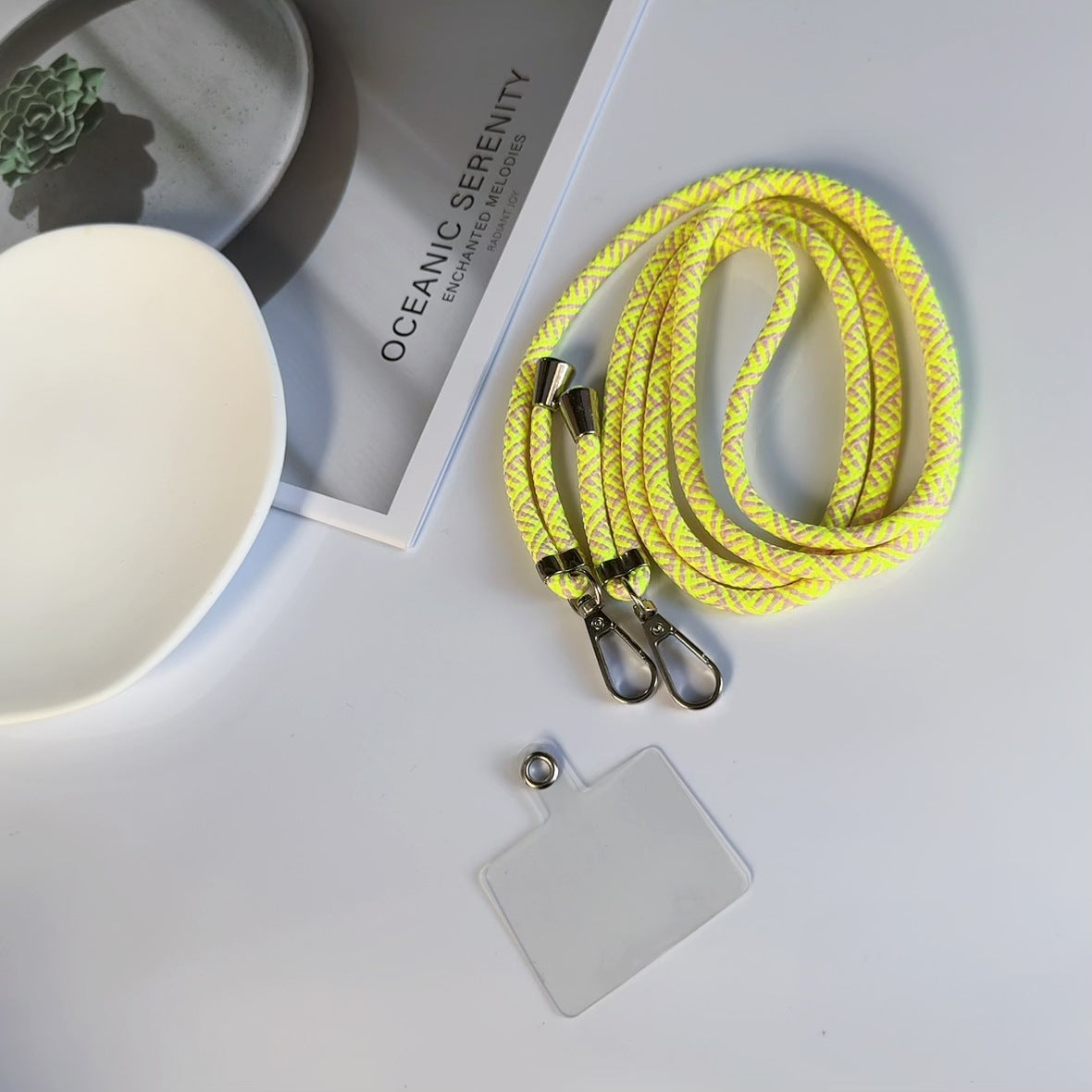 Verstellbare Lanyard mit doppelten Clips Brehn