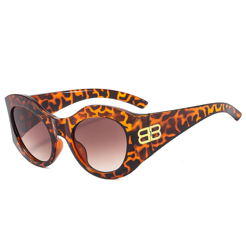 Damen Designer Cat-Eye Sonnenbrille mit elegantem Profil und UV-Schutz Brehn