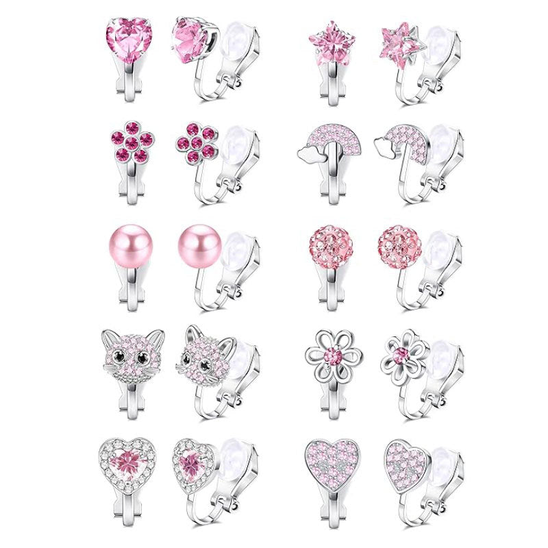Charmante Clip-On Ohrringe Set Brehn