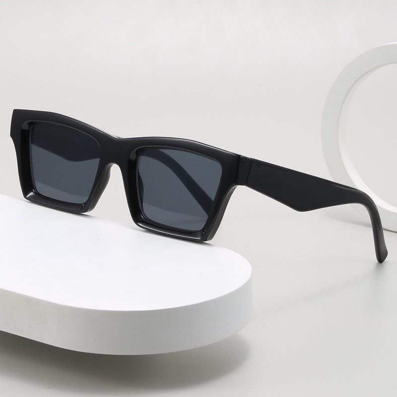 Damen Trendige Sonnenbrille mit breitem Rahmen Brehn