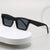 Damen Trendige Sonnenbrille mit breitem Rahmen Brehn