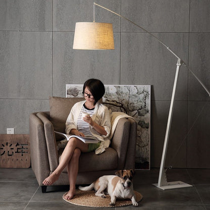 Arc Stehlampe mit verstellbarem Schirm