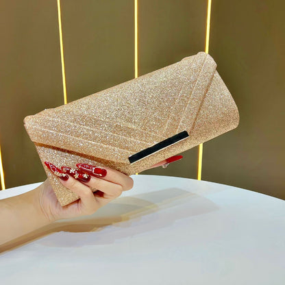 Glitzernde Abend-Clutch