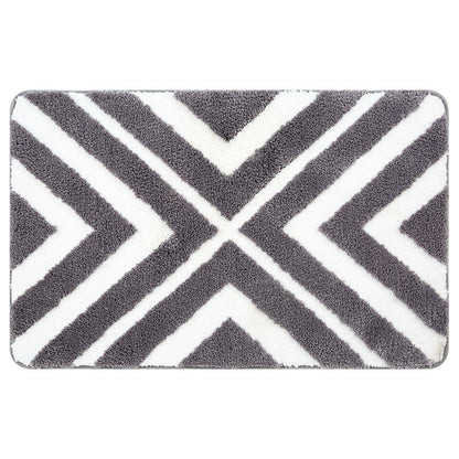 Moderne geometrische Badezimmermatte Brehn