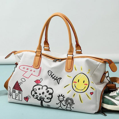Künstlerischer Druck Reise Duffle Bag Brehn