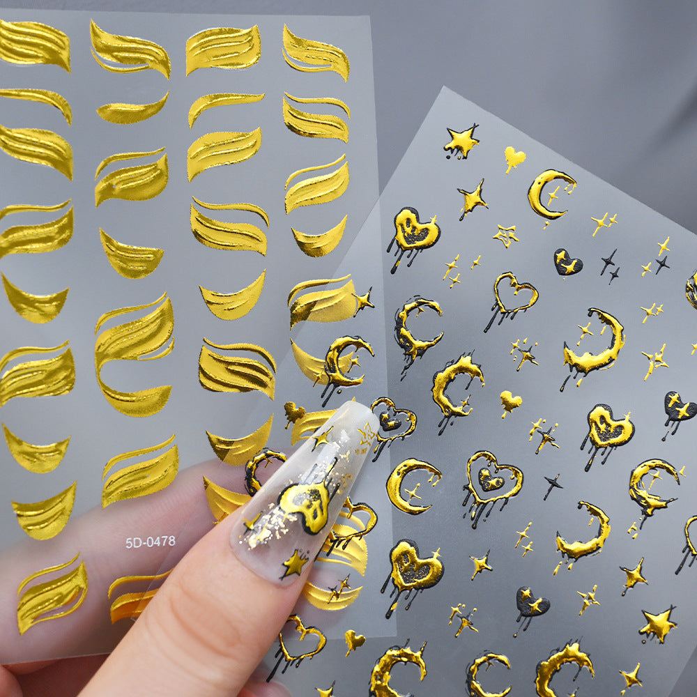 Himmlische Themen-Nagelkunst-Sticker