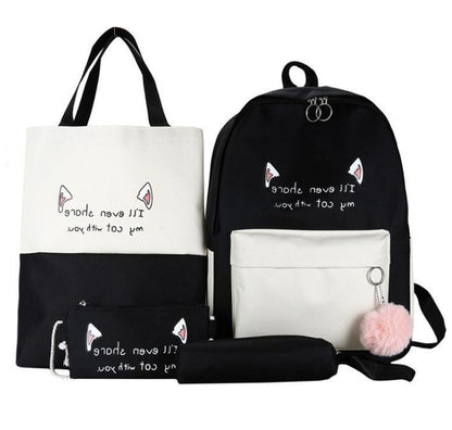 Hübsches Tiermotiv-Rucksacksset Brehn