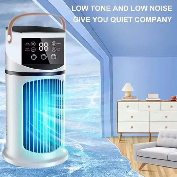 Unisex Einheitsgröße tragbarer Turm evaporativer Luftkühler mit LED-Touch-Display programmierbarem Thermostat und ergonomischem Tragegriff Brehn