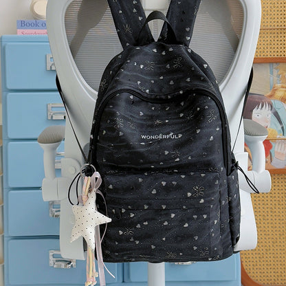 Stilvoller Herzmuster-Rucksack Brehn