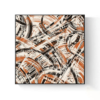 Abstrakte Pinselstrich Leinwand Wandkunst