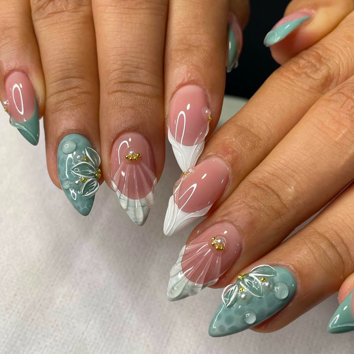 Künstlerische Stiletto Nagelverstärkungen Brehn 1787913641